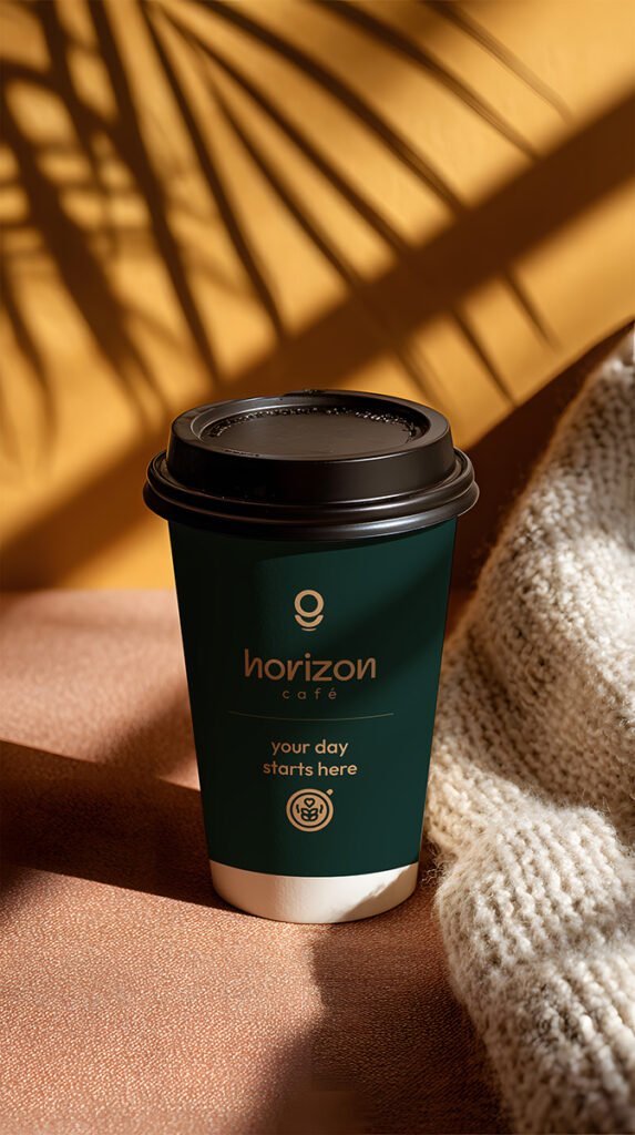 arculat tervezes grafika branding marketing kavezo csomagolas pohar