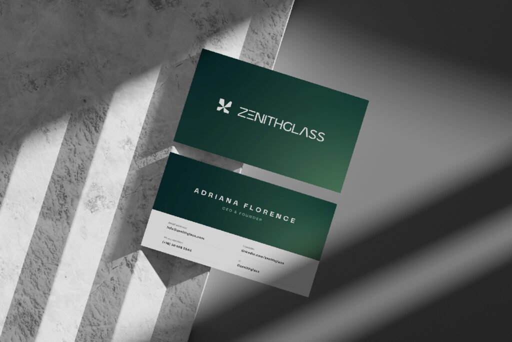 uzleti kartya tervezes design premium grafikus